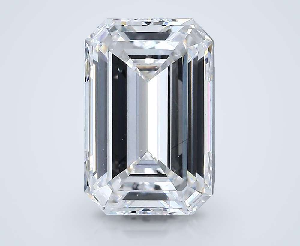3.51ct E VS1 Rare Carat Ideal Cut Emerald Diamond