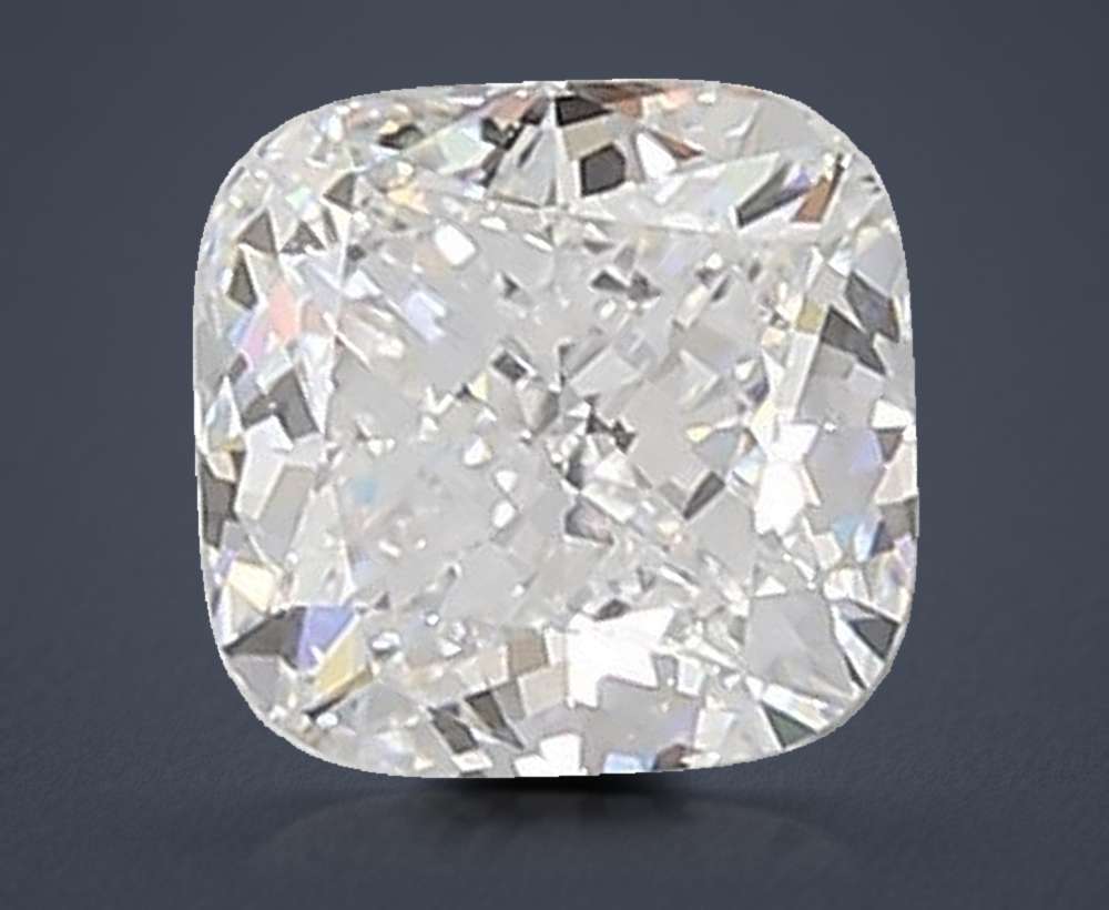1.73ct E VVS1 Rare Carat Ideal Cut Cushion Lab Grown Diamond