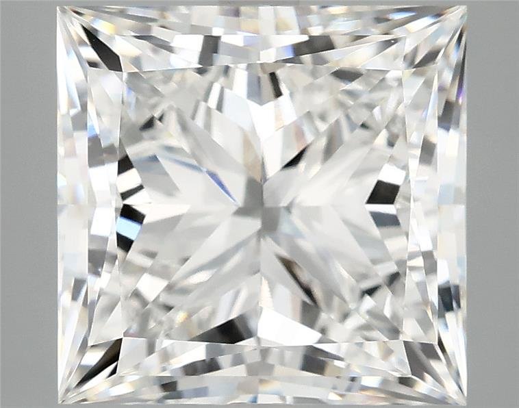 7.86ct F VS1 Rare Carat Ideal Cut Princess Lab Grown Diamond