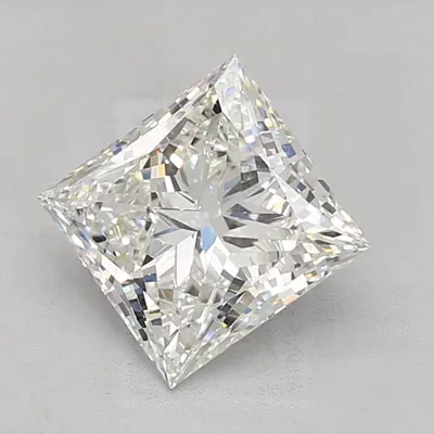 6.11ct G VS1 Rare Carat Ideal Cut Princess Lab Grown Diamond