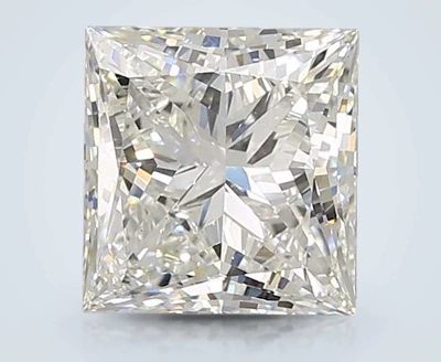 6.11ct G VS1 Rare Carat Ideal Cut Princess Lab Grown Diamond