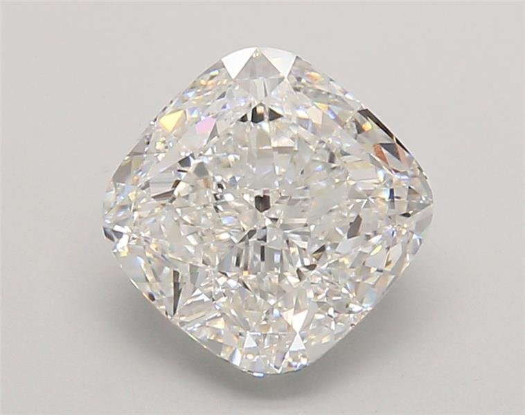 3.02ct E VVS2 Rare Carat Ideal Cut Cushion Lab Grown Diamond