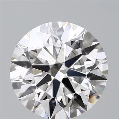 2.27ct E SI1 Rare Carat Ideal Cut Round Lab Grown Diamond
