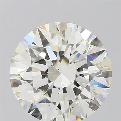 3.03ct K VS2 Rare Carat Ideal Cut Round Diamond