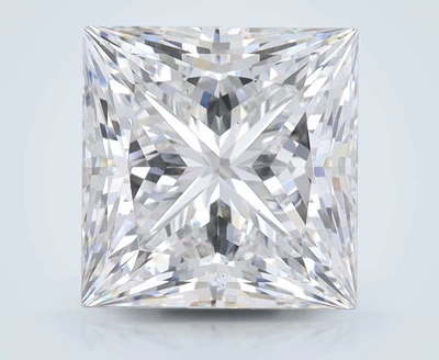 6.03ct E VS2 Rare Carat Ideal Cut Princess Lab Grown Diamond