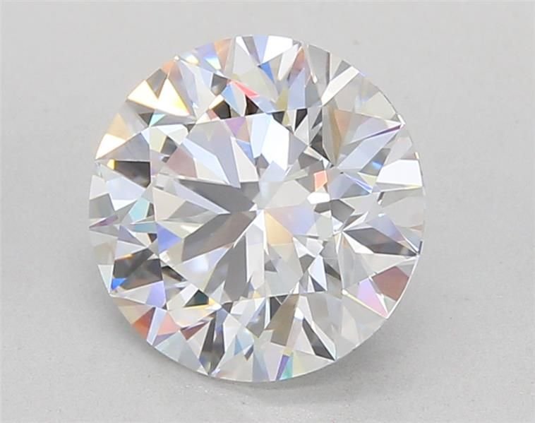 3.06ct E VVS2 Rare Carat Ideal Cut Round Lab Grown Diamond