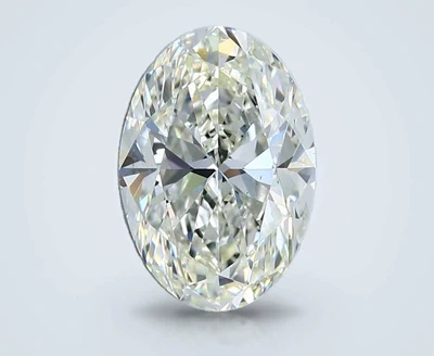 3.01ct J VS2 Rare Carat Ideal Cut Oval Diamond