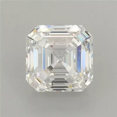 2.07ct D VVS1 Rare Carat Ideal Cut Asscher Lab Grown Diamond