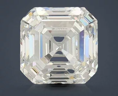 2.07ct D VVS1 Rare Carat Ideal Cut Asscher Lab Grown Diamond