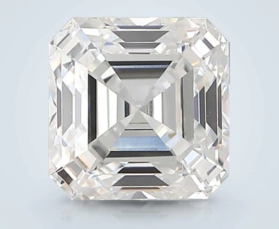 4.09ct E VVS2 Rare Carat Ideal Cut Asscher Lab Grown Diamond