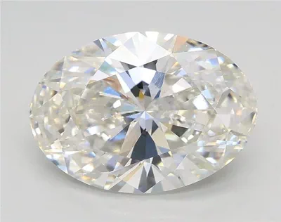 3.02ct G VS2 Rare Carat Ideal Cut Oval Lab Grown Diamond