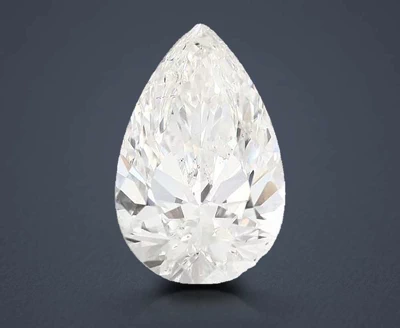 3.56ct H SI1 Rare Carat Ideal Cut Pear Diamond