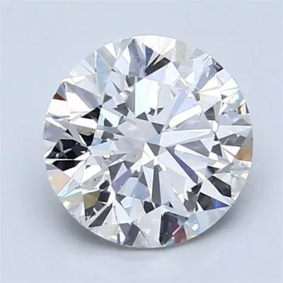 2.01ct F SI2 Rare Carat Ideal Cut Round Diamond
