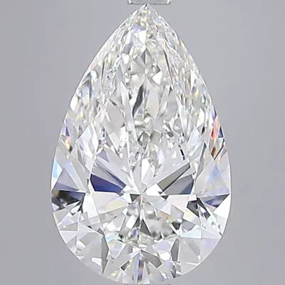 10.69ct F VVS2 Rare Carat Ideal Cut Pear Lab Grown Diamond