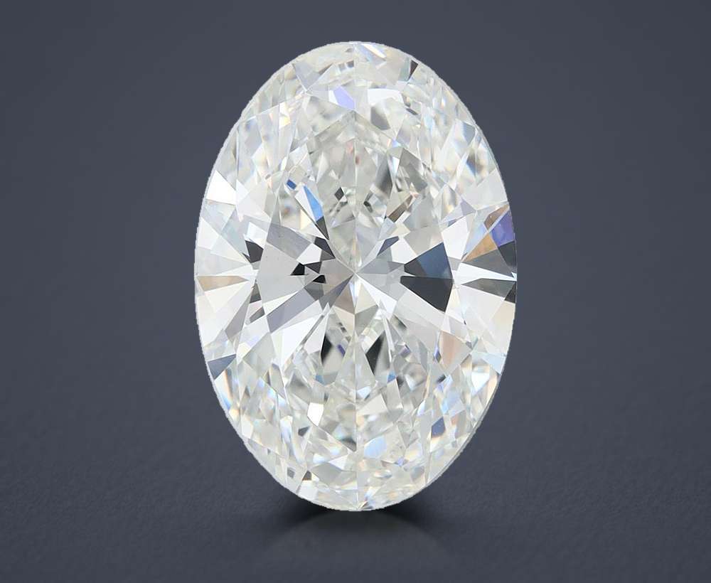 6.00ct F VVS2 Rare Carat Ideal Cut Oval Lab Grown Diamond