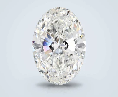 10.20ct F VVS2 Rare Carat Ideal Cut Oval Lab Grown Diamond