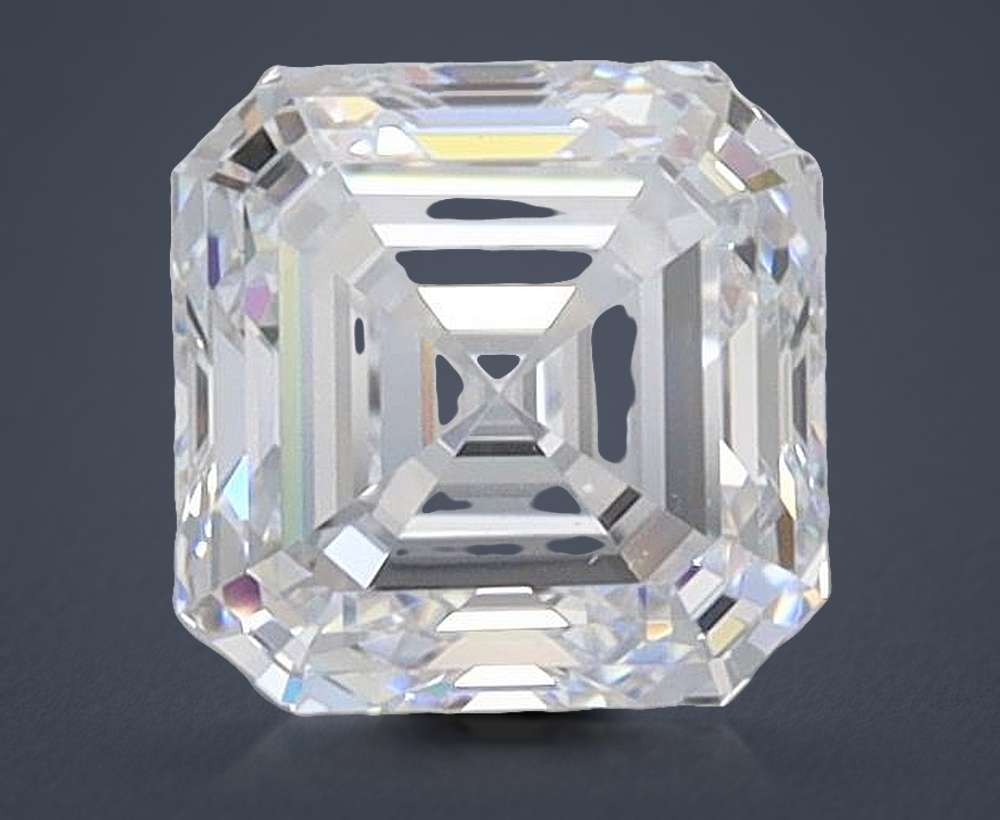 1.00ct D VS1 Excellent Cut Asscher Lab Grown Diamond
