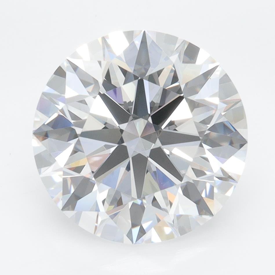 4.03ct D FL Rare Carat Ideal Cut Round Lab Grown Diamond