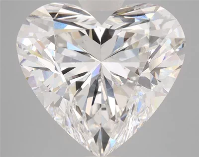 5.75ct F VS1 Rare Carat Ideal Cut Heart Lab Grown Diamond