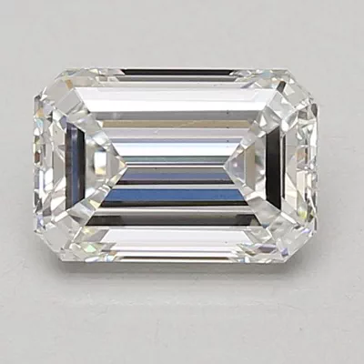 1.39ct D VS1 Rare Carat Ideal Cut Emerald Lab Grown Diamond