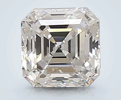 0.82ct F VS2 Very Good Cut Asscher Lab Grown Diamond