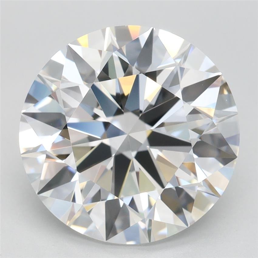4.58ct D FL Rare Carat Ideal Cut Round Lab Grown Diamond