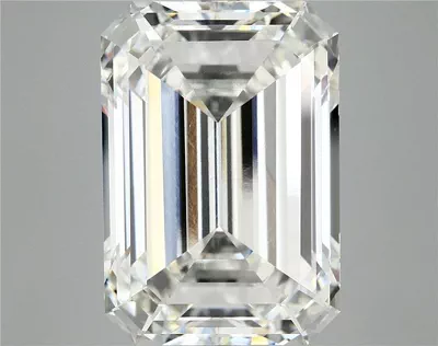 12.43ct F VS1 Rare Carat Ideal Cut Emerald Lab Grown Diamond