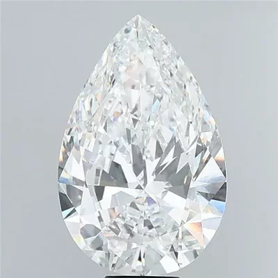 12.06ct E VVS2 Very Good Cut Pear Lab Grown Diamond