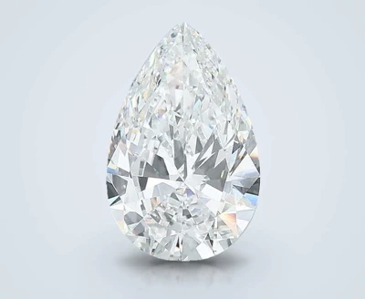 12.06ct E VVS2 Very Good Cut Pear Lab Grown Diamond