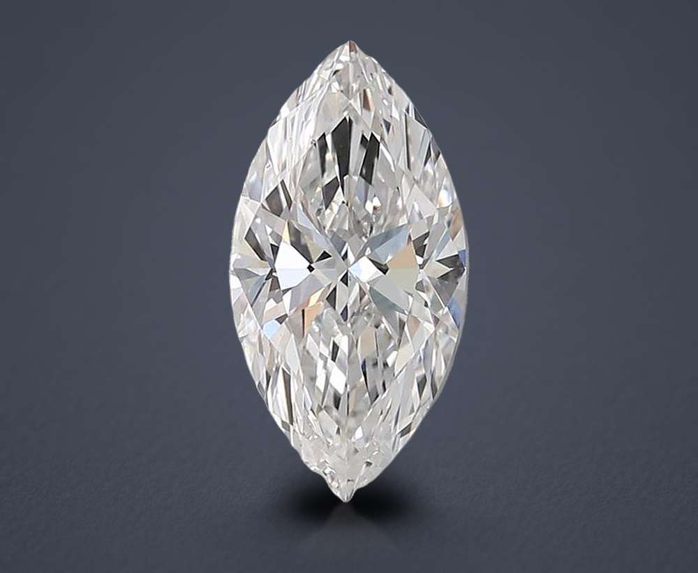 2.56ct E VVS2 Rare Carat Ideal Cut Marquise Lab Grown Diamond