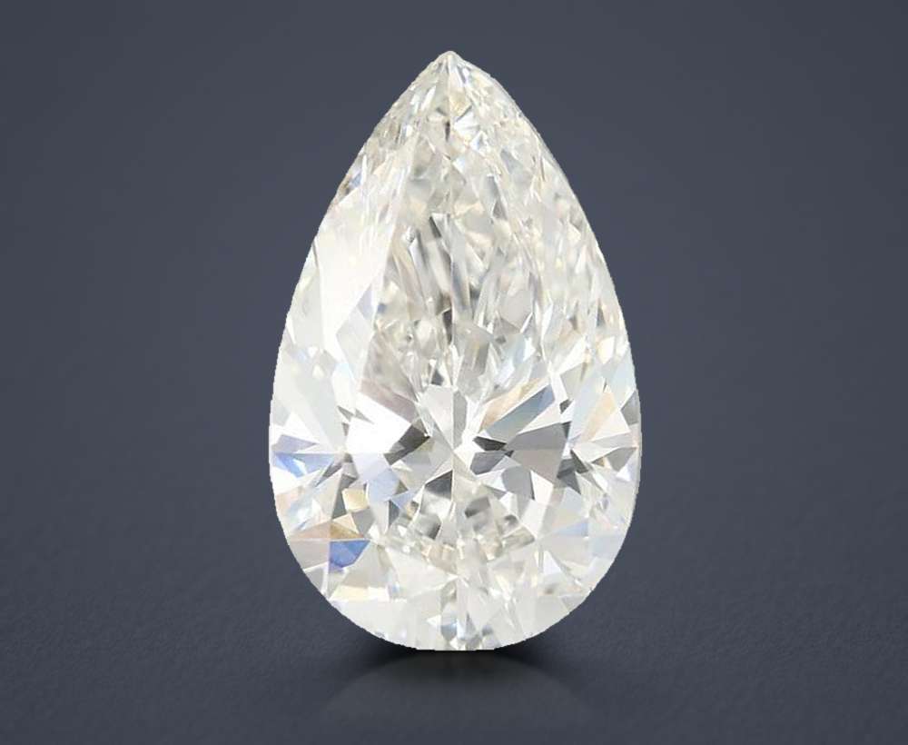 5.05ct G VVS2 Rare Carat Ideal Cut Pear Lab Grown Diamond