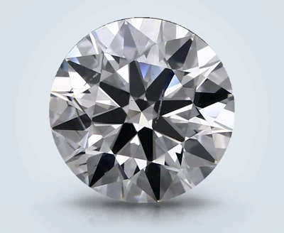 2.47ct D SI2 Rare Carat Ideal Cut Round Lab Grown Diamond