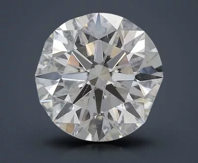 2.51ct I SI2 Rare Carat Ideal Cut Round Diamond