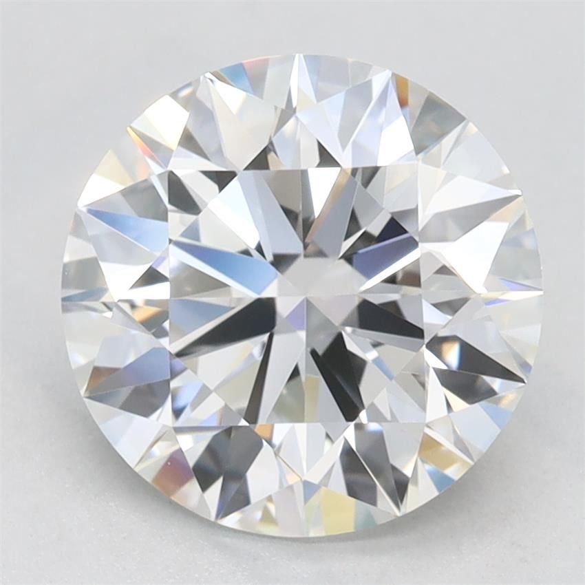 2.55ct F IF Rare Carat Ideal Cut Round Lab Grown Diamond