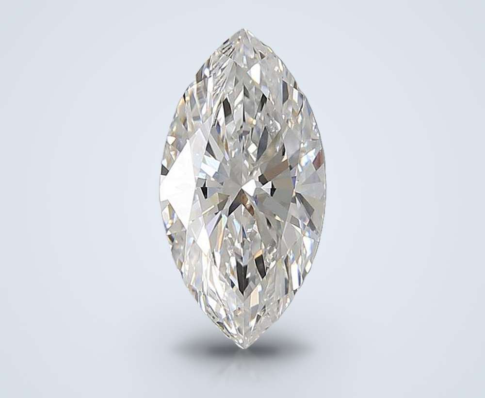 2.07ct D VS1 Rare Carat Ideal Cut Marquise Lab Grown Diamond