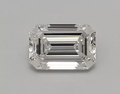 0.67ct D VS1 Rare Carat Ideal Cut Emerald Lab Grown Diamond