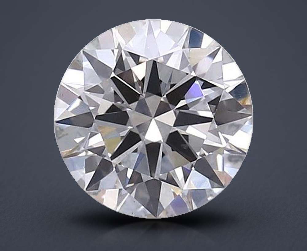 2.07ct H VS1 Rare Carat Ideal Cut Round Lab Grown Diamond