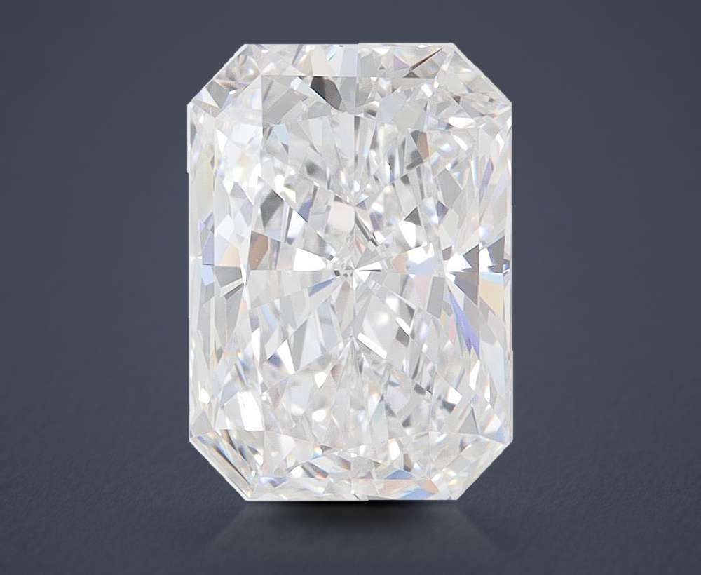 4.01ct E VVS1 Rare Carat Ideal Cut Radiant Lab Grown Diamond