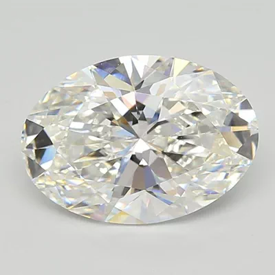 4.06ct F VS1 Rare Carat Ideal Cut Oval Lab Grown Diamond