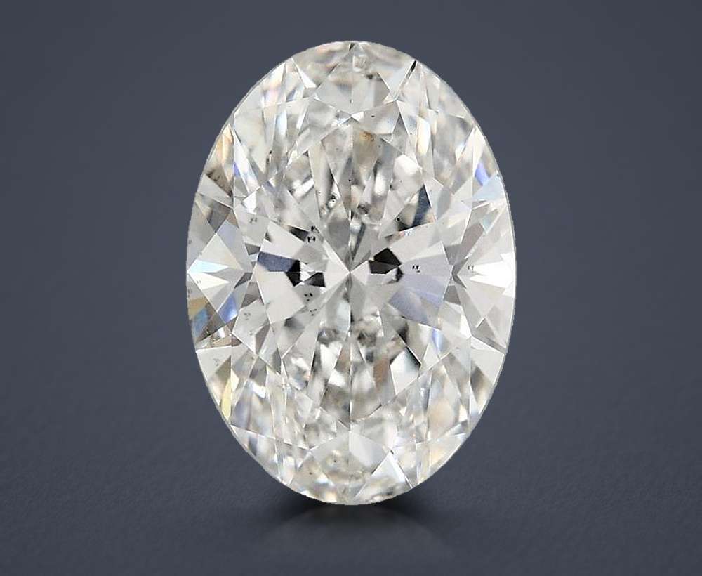 2.89ct G VS2 Rare Carat Ideal Cut Oval Lab Grown Diamond