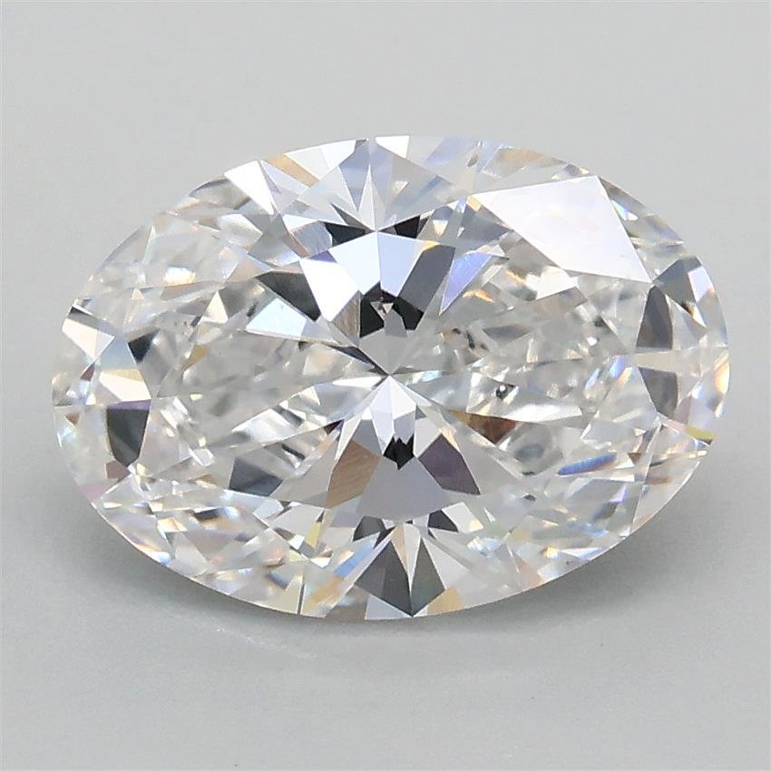2.03ct D VVS2 Rare Carat Ideal Cut Oval Lab Grown Diamond