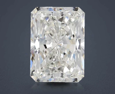 5.03ct J SI1 Rare Carat Ideal Cut Radiant Diamond