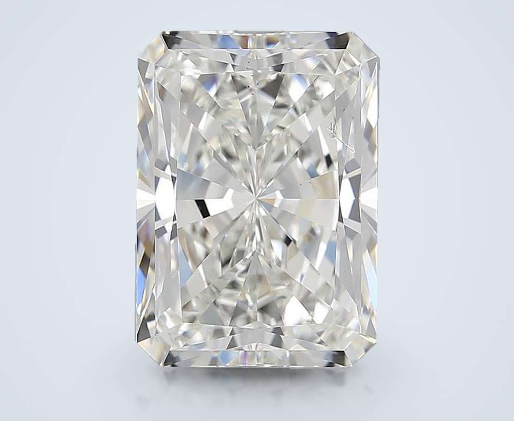 5.03ct J SI1 Rare Carat Ideal Cut Radiant Diamond