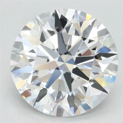 4.06ct D VVS1 Rare Carat Ideal Cut Round Lab Grown Diamond