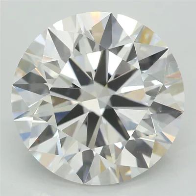 4.04ct F VVS2 Rare Carat Ideal Cut Round Lab Grown Diamond