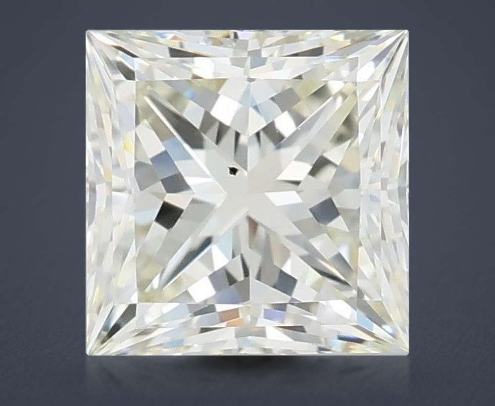 1.51ct J VS2 Rare Carat Ideal Cut Princess Diamond