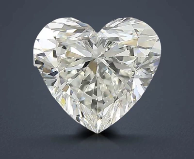 3.02ct H SI1 Rare Carat Ideal Cut Heart Diamond