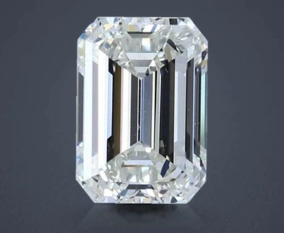 2.53ct I IF Rare Carat Ideal Cut Emerald Diamond