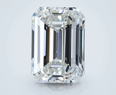 2.53ct I IF Rare Carat Ideal Cut Emerald Diamond