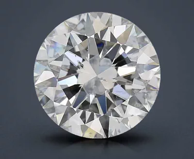 3.01ct H SI2 Excellent Cut Round Diamond